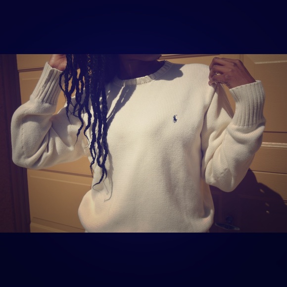 Polo Ralph Lauren Sweaters - Cream Polo Ralph Lauren Chunky Sweater Large